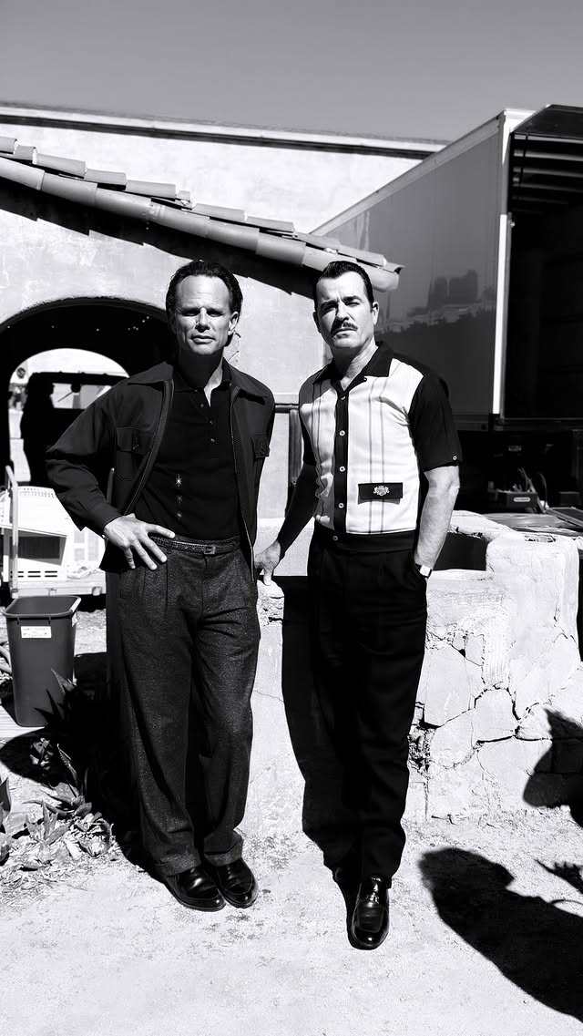 Justin Theroux posted a new picture of him and Walton to his Instagram story.