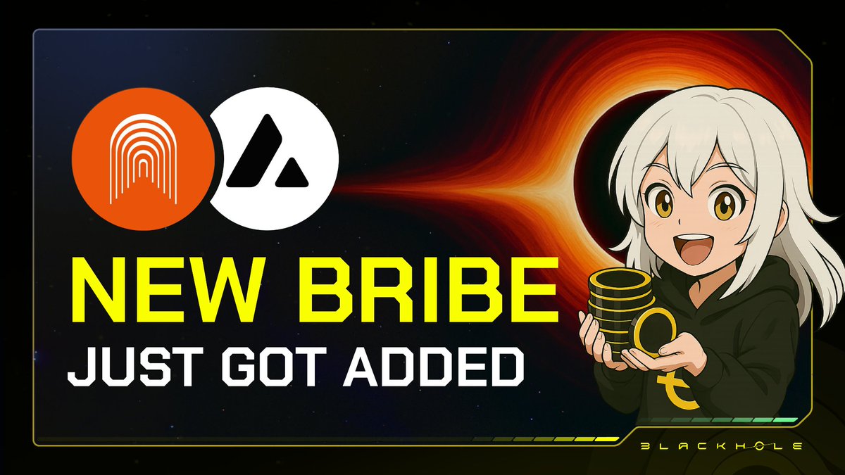 Blackhole (@blackholedex) on Twitter photo The gladiators have spoken ⚔️
7.77M $ARENA ($50,000) has been added as a bribe on the $ARENA / $WAVAX pool by <a href="/TheArenaApp/">The Arena ⚔️</a>! The gladiators have spoken ⚔️
7.77M $ARENA ($50,000) has been added as a bribe on the $ARENA / $WAVAX pool by <a href="/TheArenaApp/">The Arena ⚔️</a>!