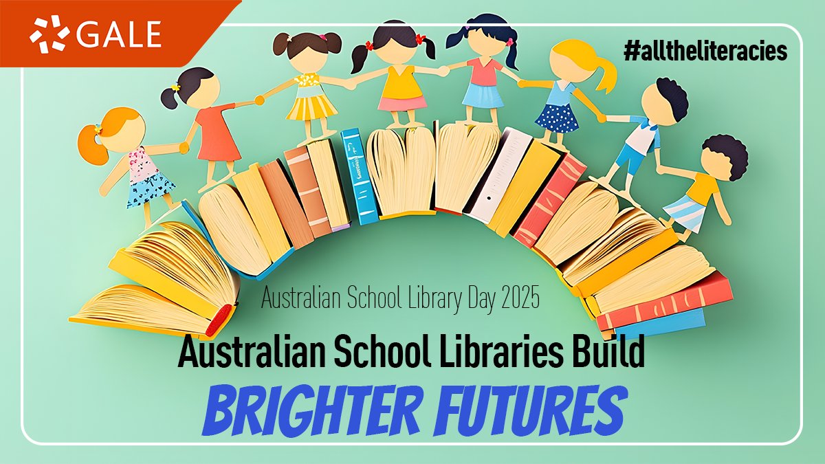 Gale_ANZ's tweet photo. Wishing all school library staff a very happy Australian School Library Day. We love supporting Australian School Libraries and want to acknowledge the amazing library staff that we speak to on the phone, via Teams meetings, on email or at library conferences. https://t.co/FaflClFw6F