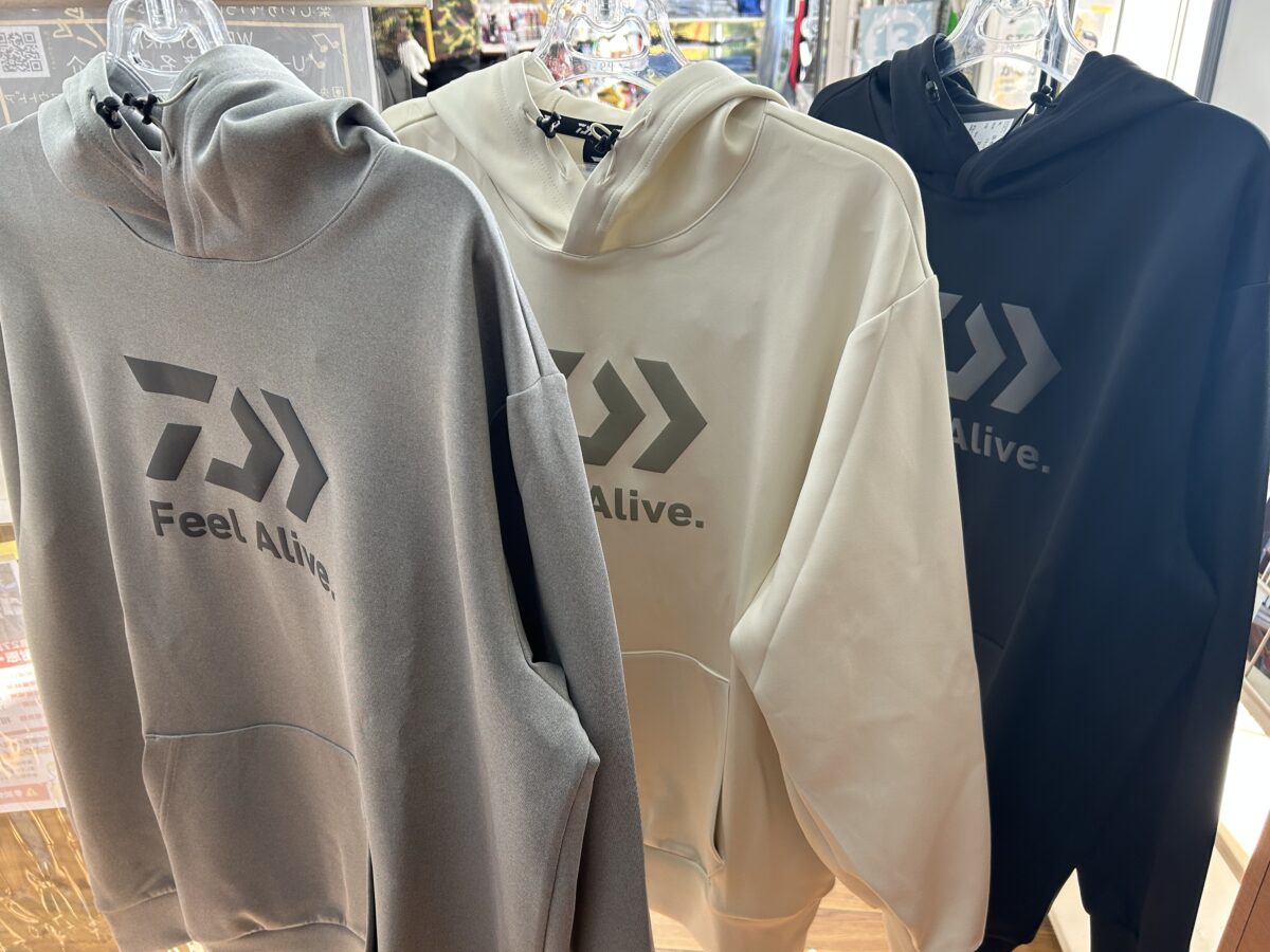 ダイワ DE-34008（フーディー メッシュシャツ）クールグレー Ｌサイズ ダイワ フィッシングウェア DE-8925 DANROTECHスウェットフーディー M