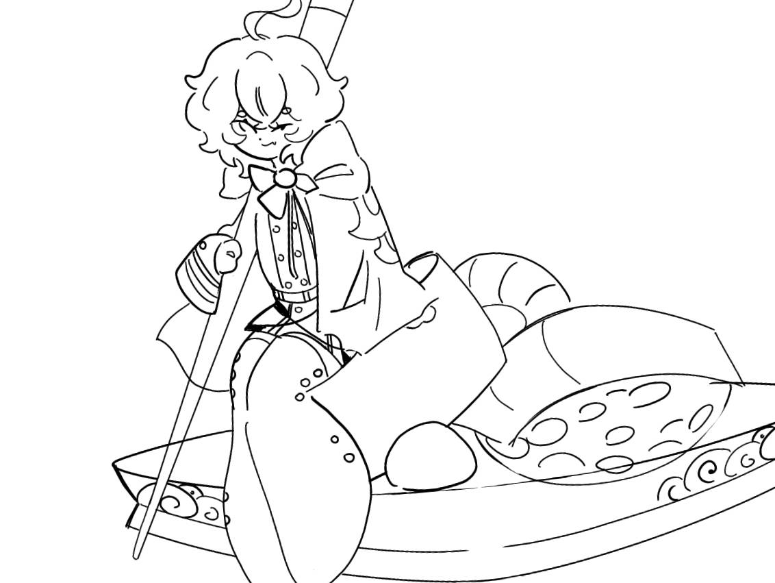 mika on a sushi boat 🍣