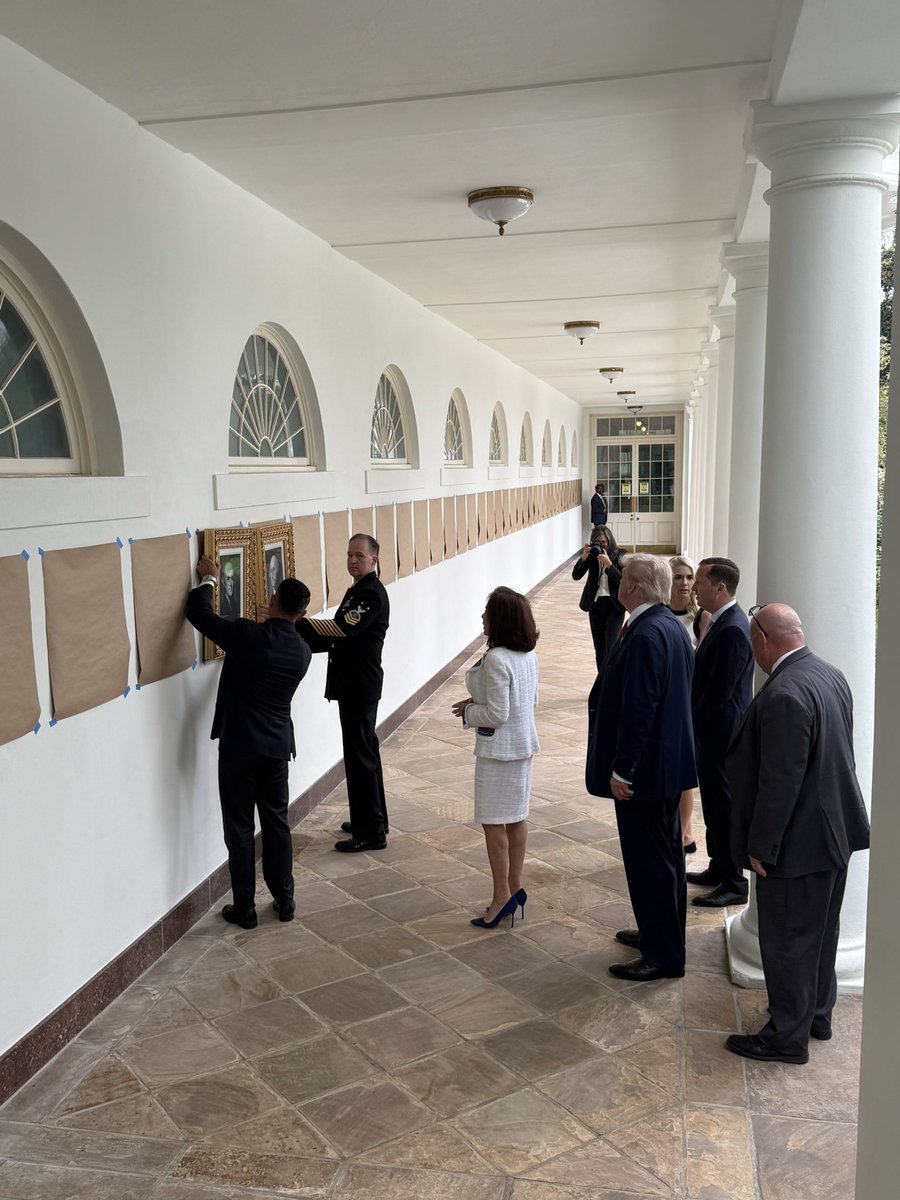 .<a href="/realDonaldTrump/">Donald J. Trump</a> redoing the colonnade at the White House