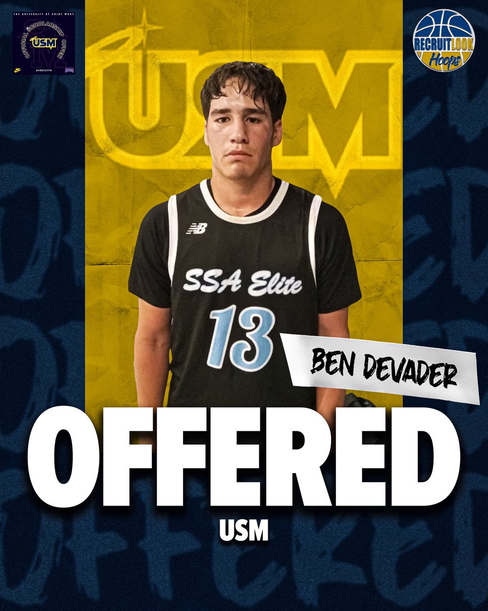 RecruitLook Hoops (@rl_hoops) on Twitter photo 2026 SSA Elite - Ben DeVader <a href="/DeVaderBen/">Ben DeVader</a> Picks up offer from University of Saint Mary #RLHoops 2026 SSA Elite - Ben DeVader <a href="/DeVaderBen/">Ben DeVader</a> Picks up offer from University of Saint Mary #RLHoops