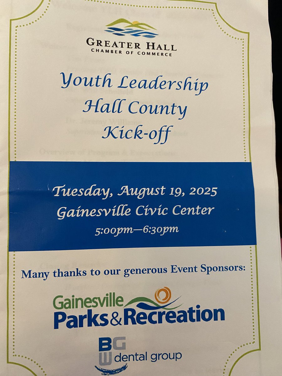 Lanier College & Career Academy (@lcca_hs) on Twitter photo Youth Leadership Hall Kick-Off Event✔️ Proud of Abraham Flores Carter & Yasmine Hernandez for being part of this amazing program🙌🏻 Thank you Lisa McCormack for making it happen‼️ <a href="/GvilleHallBiz/">Greater Hall Chamber</a> <a href="/Hall_Schools/">Hall County Schools</a> #LeadershipMatters #CommunityPower Youth Leadership Hall Kick-Off Event✔️ Proud of Abraham Flores Carter & Yasmine Hernandez for being part of this amazing program🙌🏻 Thank you Lisa McCormack for making it happen‼️ <a href="/GvilleHallBiz/">Greater Hall Chamber</a> <a href="/Hall_Schools/">Hall County Schools</a> #LeadershipMatters #CommunityPower