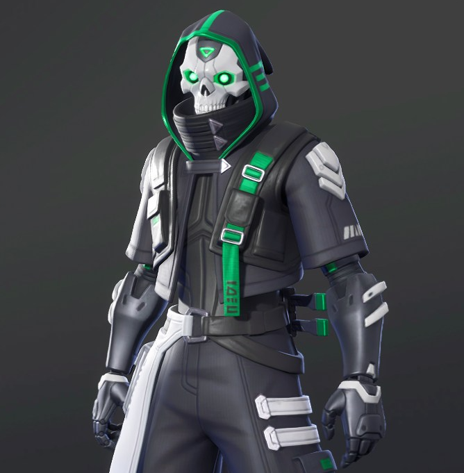 HYPEX's tweet photo. You can get Skulldroid for only 100 V-Bucks if you already got the rest of his set through Twitch Drops 👀

[Spotted by @Temimitsu] https://t.co/09d1yIUwQk