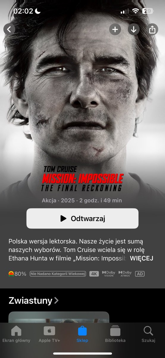Adam "Chew1e" Czyżewicz (@chew1e_tc) on Twitter photo No musiałem no kupić ostatnią odsłonę #MissionImpossible będzie rewatch najpierw Dead Reckoning, potem Final Reckogning.
A może znowu od części pierwszej? 🤔
<a href="/cortezonPL/">cortezon</a> <a href="/lisciasty_/">Leszek Krupiński ⭕️</a> <a href="/PrzemekRataj/">Przemek Rataj</a> co sądzicie? 😎
Czekam teraz na jakieś ładne wydanie zbiorcze na BR 😎 No musiałem no kupić ostatnią odsłonę #MissionImpossible będzie rewatch najpierw Dead Reckoning, potem Final Reckogning.
A może znowu od części pierwszej? 🤔
<a href="/cortezonPL/">cortezon</a> <a href="/lisciasty_/">Leszek Krupiński ⭕️</a> <a href="/PrzemekRataj/">Przemek Rataj</a> co sądzicie? 😎
Czekam teraz na jakieś ładne wydanie zbiorcze na BR 😎