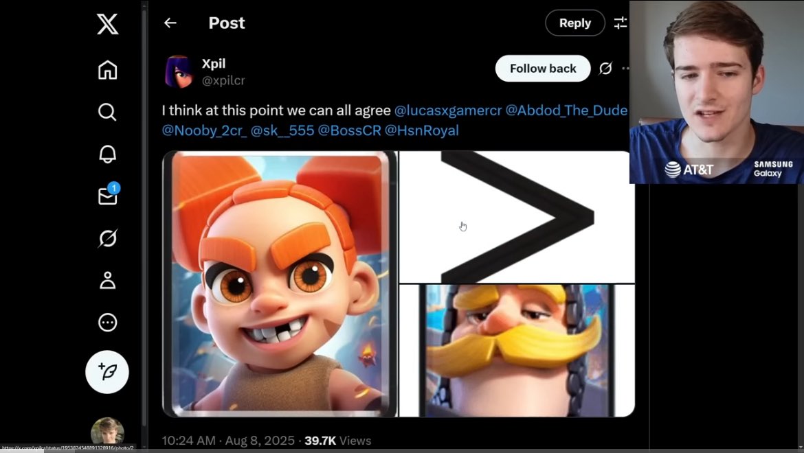 THREAD ON WHY THIS META IS NOT NO SKILL:

Since my last hot take blew up and <a href="/BossCR/">Boss</a> even made a video about it I thought I’d try this again. First off I’d like to state that I’m mainly talking about CRL because that is the official pro scene, though this applies to ranked. (1/5)
