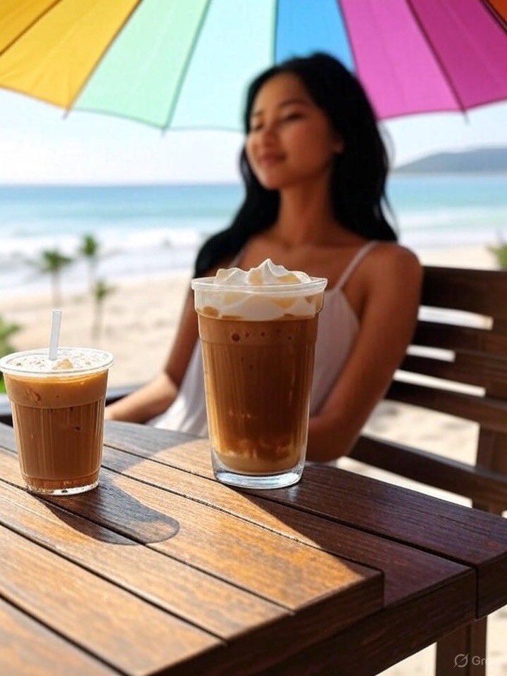 Sangwoo2024's tweet photo. Summer is coming to an end, and I can feel it. I haven't made it to the beach yet, so I'm sipping iced coffee and daydreaming about the shore.

#BeachVibes #Summer #InTheOffice https://t.co/QZVZWoh7OV