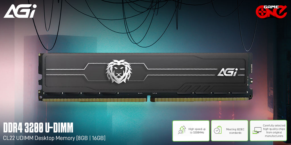 gameoneph's tweet image. Power up your PC with AGI DDR4 8GB 3200MHz CL22 Memory! Fast, stable, and built for smooth multitasking and gaming!

🛒Shop Now: bit.ly/3IEYizO

#AGI #desktopmemory #DDR4 #gamingram #PCUpgrade #PCGaming #gamingsetup #computerparts #gameoneph