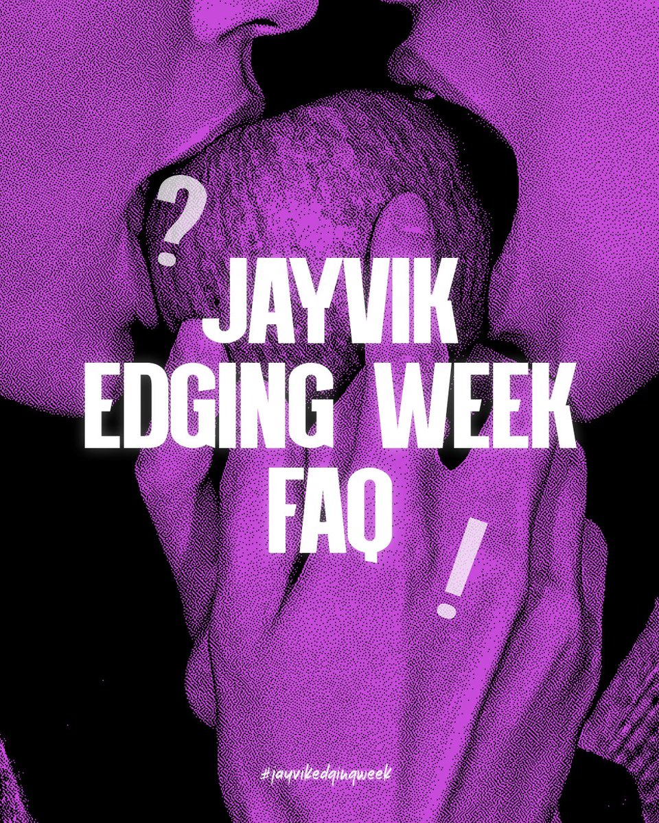 jvedgingweek's tweet photo. 💜An artist's work takes a while—which we appreciate greatly;)
But how can drawings work with an edging week concept?
#jayvik #jayvikedgingweek https://t.co/oadeNU53iN