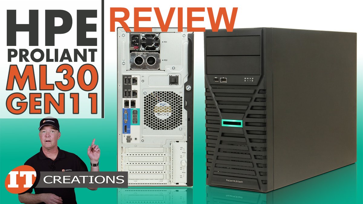 Interested in a tower server? Then check out our review of the <a href="/HPE/">HPE</a> ProLiant #ML30 Gen11 Tower server. A single Intel Xeon 6300 CPU, up to 128GB of DDR5 memory. Designed for SMBs, remote offices and other space-constrained environments.
youtu.be/u079lpiZ6IU
