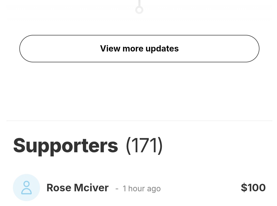 Rose McIver continues to make me proud of her support for Palestine. She even donated $100 directly to a Palestinian family herself. 🫶🏼🇵🇸💛

In all seriousness, I'm leaving this Chuffed link for y'all to share or d0n4t3 (if you can) as well. 

🔗: chuffed.org/project/128580…