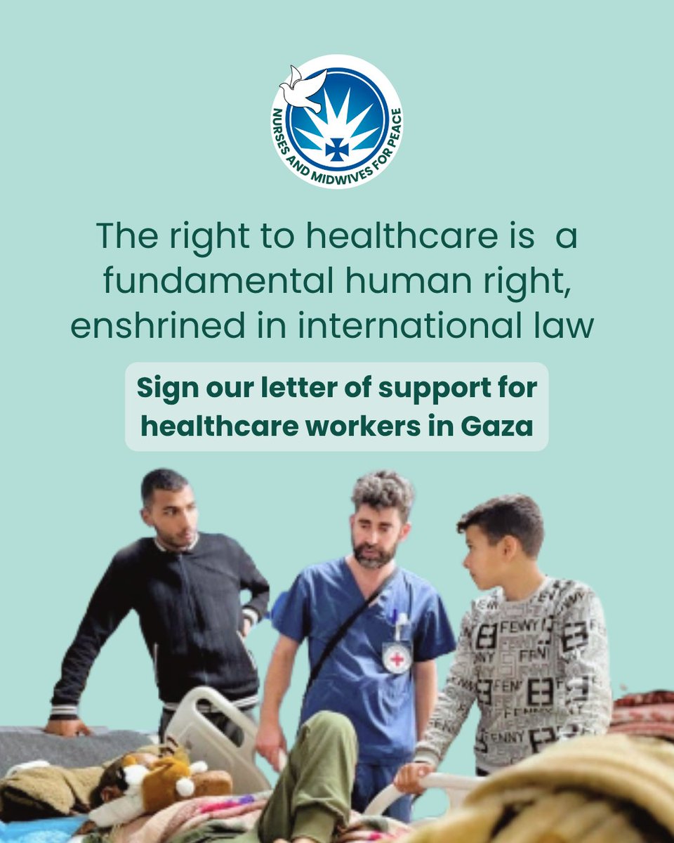 anmf_federal's tweet photo. The @WHO reports 94% of hospitals in Gaza have been damaged or destroyed in the current conflict. Send a message of solidarity and support to nurses and healthcare workers providing care in unimaginable conditions. @RedCrossAU
✍️ https://t.co/PblCGMgdFu
#NursesMidwivesforPeace https://t.co/D3cCYdepFW