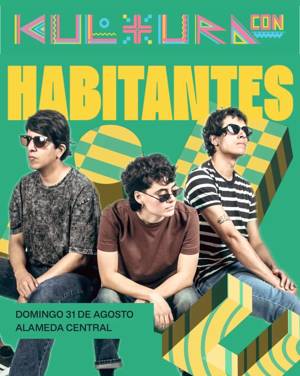 Este 31 Agosto tocaremos por primera vez en CDMX en la Alameda Central🇲🇽