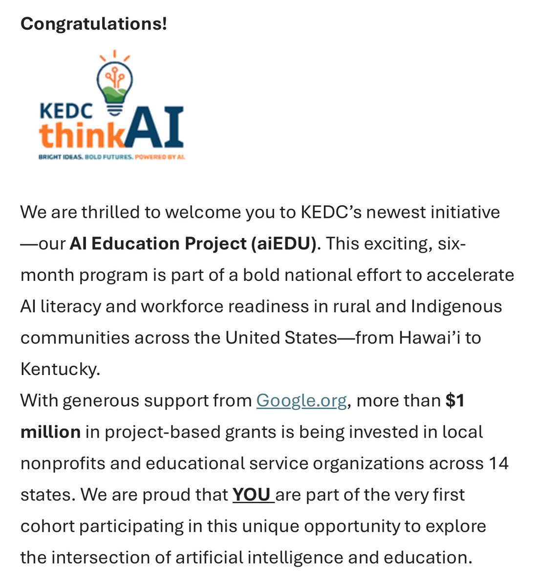 Year 4 with <a href="/KEDCGrants/">KEDC Grants</a>! Excited to put my learning into action by bringing engagement and energy to the students at Greenup County School of Innovation. 🚀📚 #KEDC #Innovation 

Hey, <a href="/wes_librarian/">Kyrie Litteral</a>…ready to create some magic?