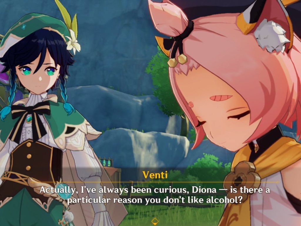 anemovens's tweet photo. ventis very obvious parental gaze https://t.co/7LoORrZZID