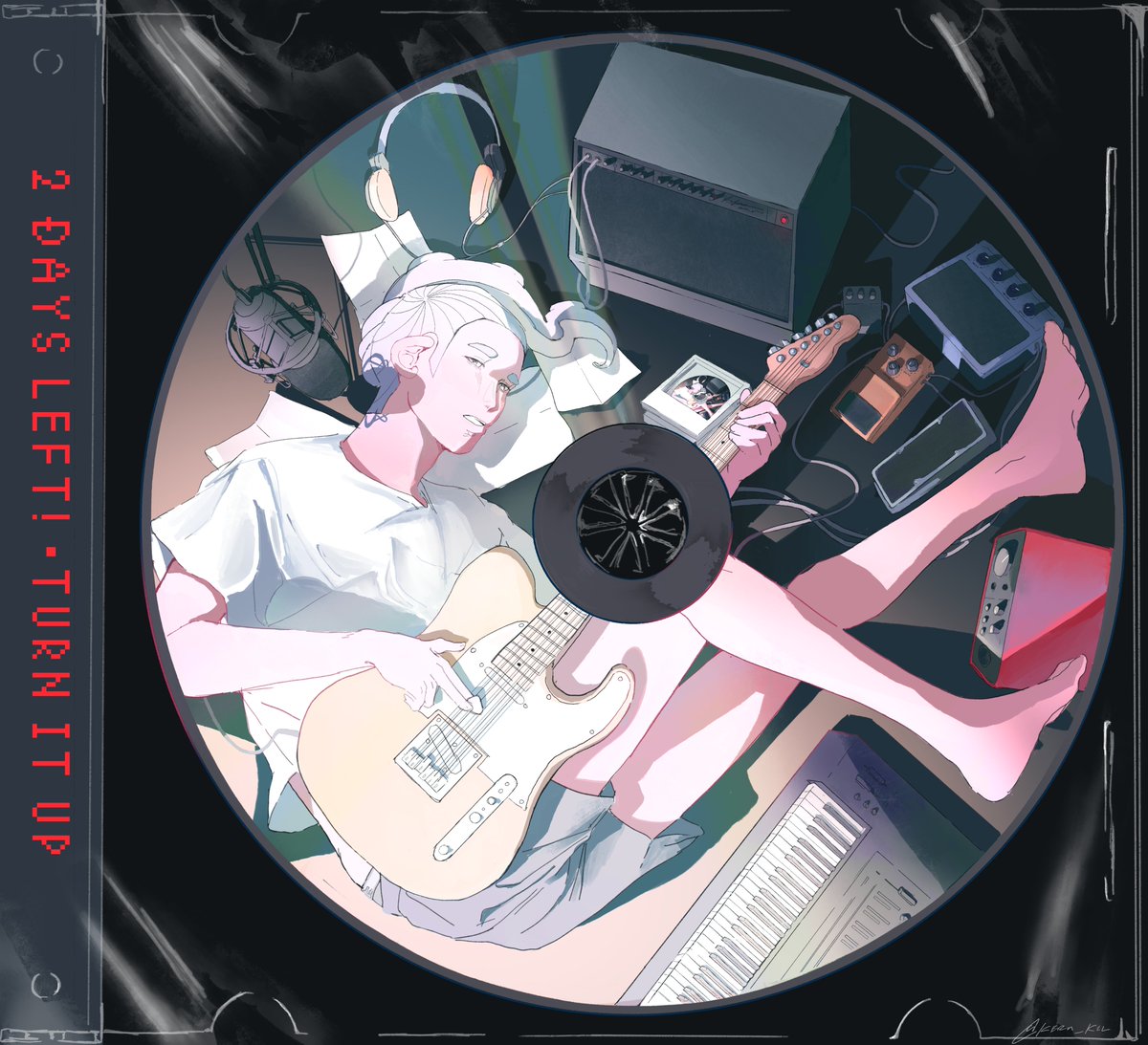 The grand finale for our contributor applications is approaching! TWO DAYS LEFT to sign up to TURN IT UP Zine! 🌊

Hachi's back up and at it with a new comeback album! Surely will make a great soundtrack as we review your applications...

#Splatoon #SplatoonZine