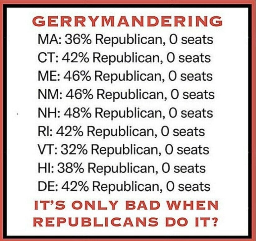 ~☆~LindaEvans🇺🇸🌎🇰🇾 (@deja_vu_4me) on Twitter photo <a href="/CarlitaRt1/">Carlita RT</a> <a href="/TenchCoxe2ndA/">richb59x6</a> <a href="/digging4fire/">Jack Neal</a> <a href="/charlesallen/">Charles Allen</a> <a href="/DCPoliceUnion/">DC Police Union</a> I hear ya! According to the democrats gerrymandering is only bad when the Republicans do it!!
Give them a dose of their own BS, and the moonbats definitely lose what's left of their minds... 😂😂 <a href="/CarlitaRt1/">Carlita RT</a> <a href="/TenchCoxe2ndA/">richb59x6</a> <a href="/digging4fire/">Jack Neal</a> <a href="/charlesallen/">Charles Allen</a> <a href="/DCPoliceUnion/">DC Police Union</a> I hear ya! According to the democrats gerrymandering is only bad when the Republicans do it!!
Give them a dose of their own BS, and the moonbats definitely lose what's left of their minds... 😂😂