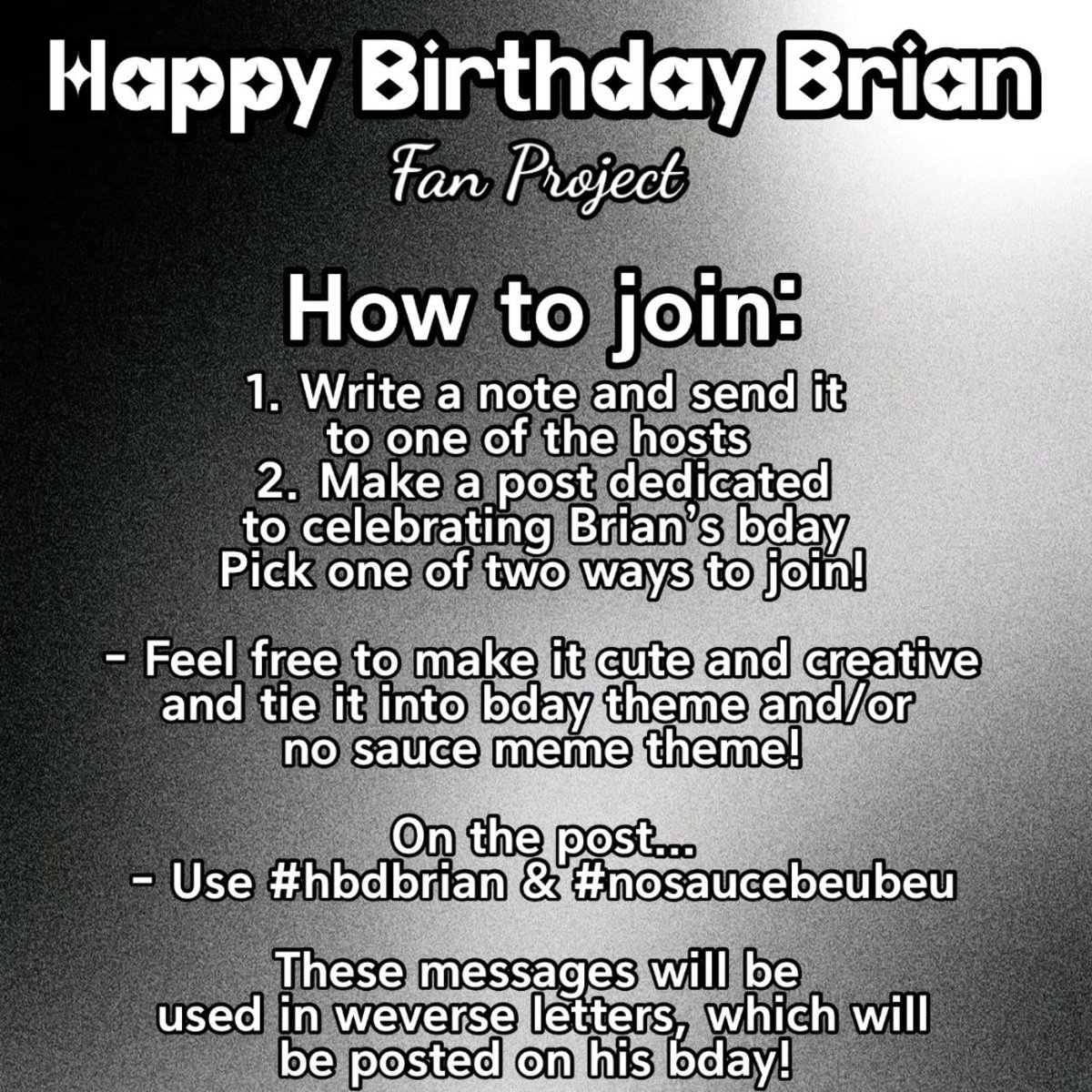 andear_always's tweet photo. Attention andear!! I’d like to humbly ask you to help us wish Brian (aka the giant sofitie who eats dry food) a happy birthday!! 🎉 😙We strongly encourage you to participate in in the project in a way you feel comfortable! 🧸 https://t.co/yatftmFcVm