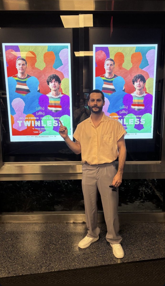 dylan o’brien wants to show you the poster for his new movie and all of you better be nice about it