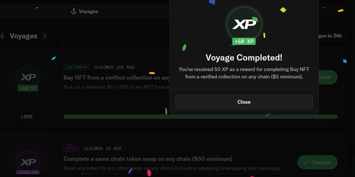 Opensea NEW TASK
Reward: +50 XP

🔻Task Here :-
opensea.io/rewards
• Choose a verified NFT collection on any chain 
• Buy any NFT $5+ USD 
• Earn +50 XP instantly 
• Check your claim status

#Airdrop #AbAirdropB #Crypto #Blockchain #Airdrops #AirdropBot #NewAirdrop
