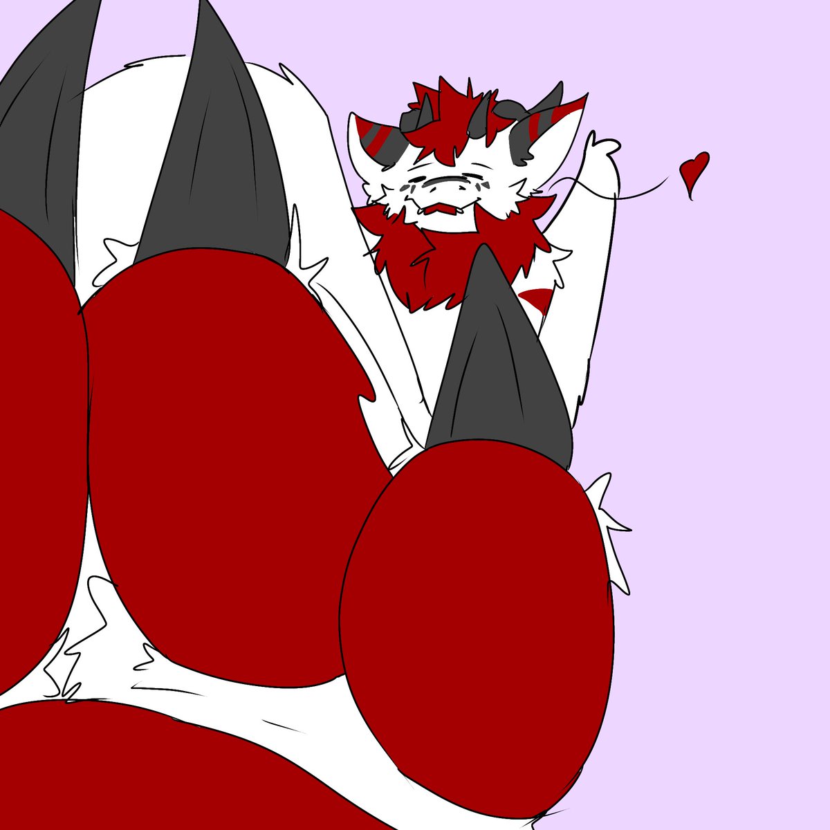 oversized red dergy with soft paws (@ashenfluff4546) on Twitter photo Hi lmao x3
ima rest my paws on you uwu Hi lmao x3
ima rest my paws on you uwu