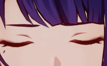 I love how ei has many lower eyelashes. They even visible in the chibis means those lashes are important