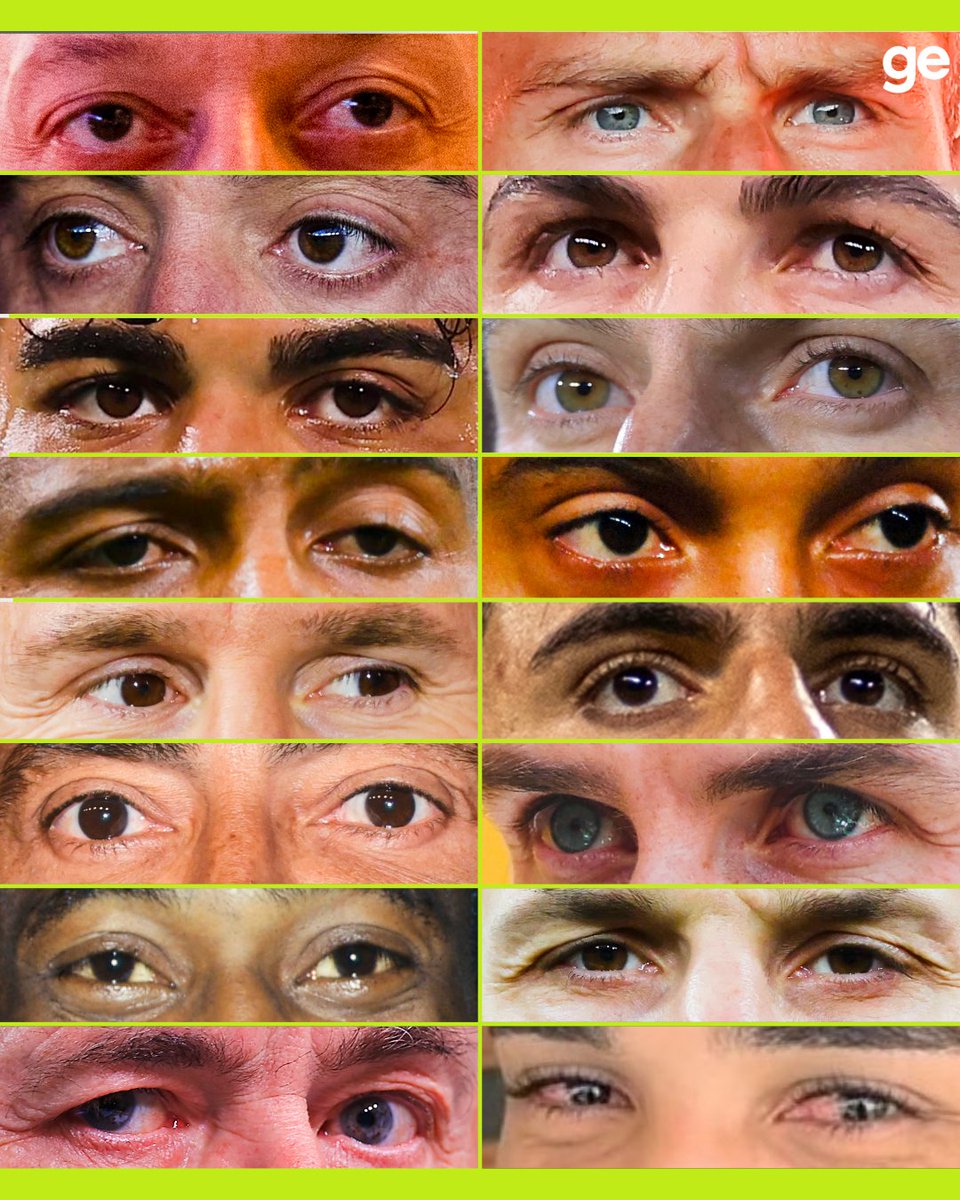 Consegue adivinhar a quem pertencem esses olhos?