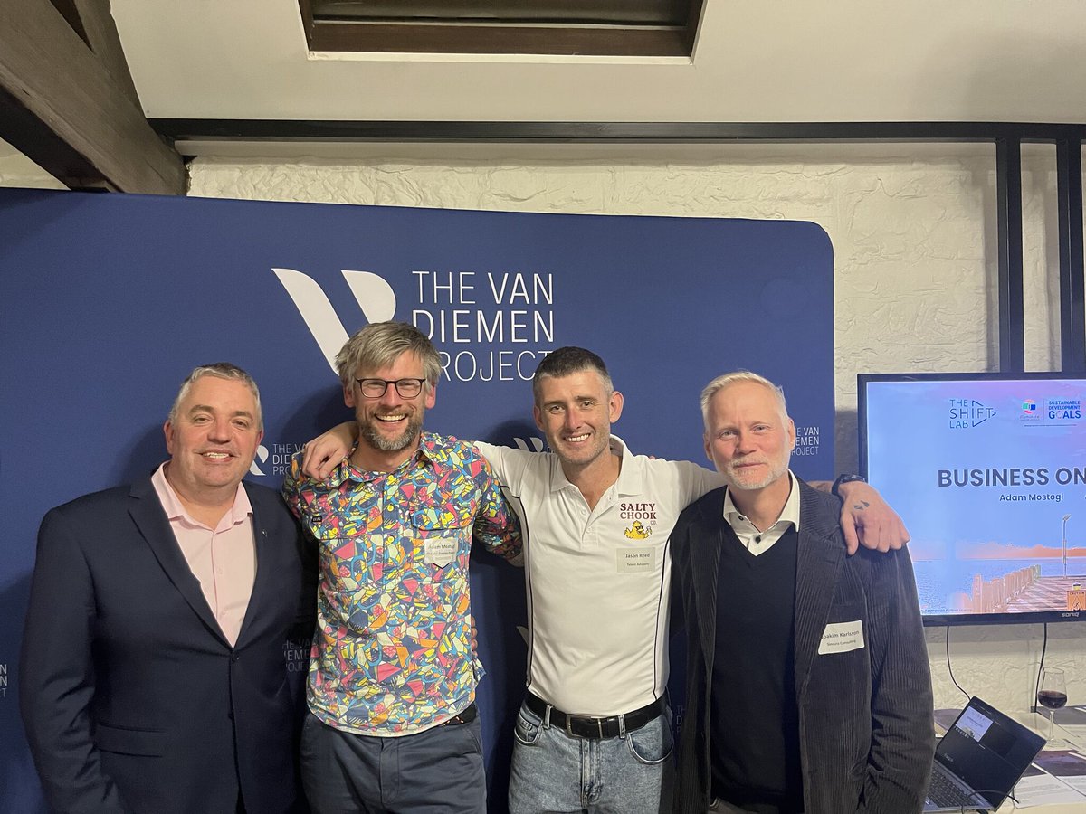 edwinjohnstone's tweet photo. Last night I had the privilege of hosting the @ConfedHobart networking event for August.

@AdamMostogl CEO of @VanDiemenProj delivered a truly inspiring keynote, and the evening was enriched by the valuable conversations shared among more than 30 engaged attendees. https://t.co/DnpNLRvCqN