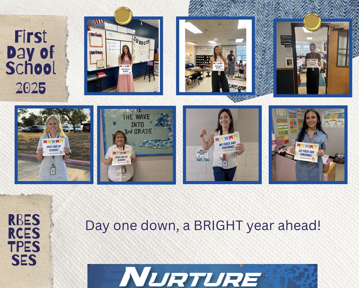 🍎👏 More first-year teachers...The smiles say it all—an exciting beginning to an incredible year ahead!