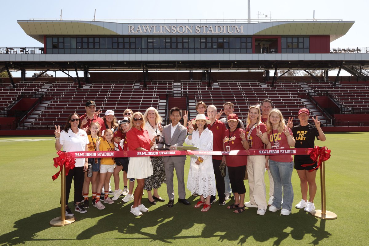 USC's tweet image. Welcome to your new home, Women of Troy. "The new Rawlinson Stadium is not just an amazing new facility. It is a testament to USC's commitment to women's soccer and lacrosse. It is a testament to our community. And it is a testament to USC's commitment to compete at the highest…