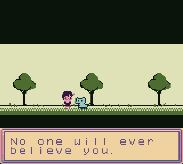 emwky_'s tweet photo. Very different from what I usually do, but I made a game for my partner and I's anniversary using #gbstudio https://t.co/UYgUzdslPS