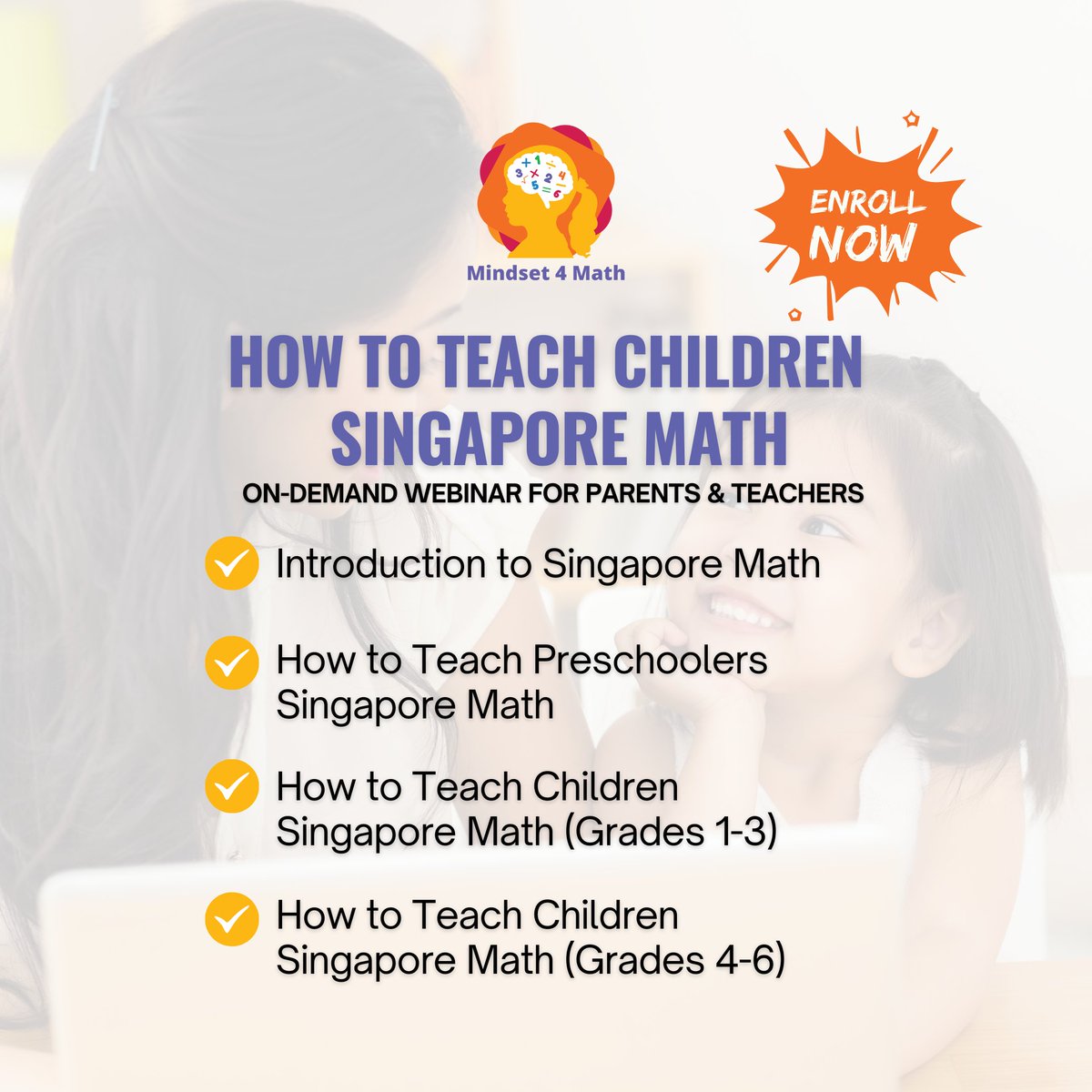 Mindset4math's tweet image. ⚠️ Math meltdown at home or in class?
❌ Kids memorizing without understanding
❌ Endless drills with little progress
Discover the power of SINGAPORE MATH, a proven method used by high-achieving Math students worldwide.
mindset4math.com/on-demand-webi…
#singaporemath #mindset4math