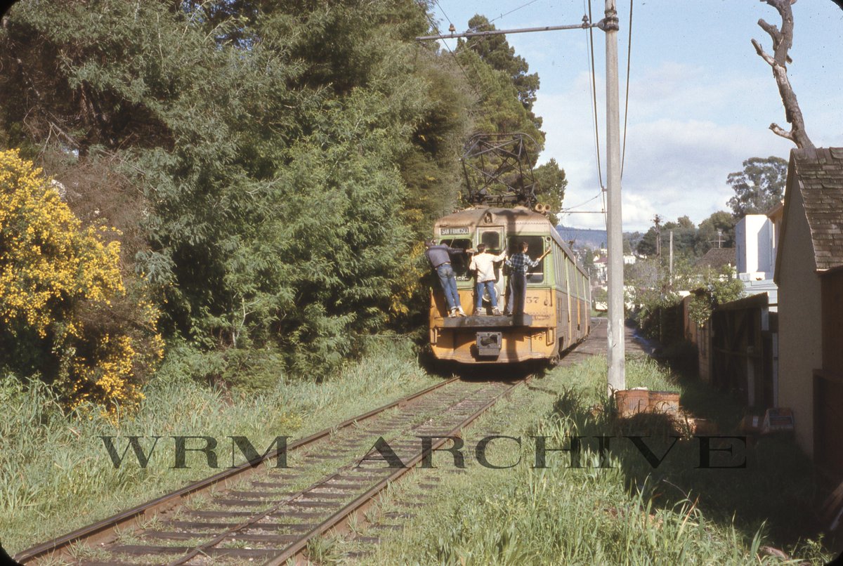 Despite valiant efforts to stop it, fare evasion is a trick as old as time in the Bay Area.

Key System conductors were vigilant in catching those who eluded the 50¢ fare. However, that didn't stop many teens and kids from hitching a bumpy ride on the rear fender of a train!