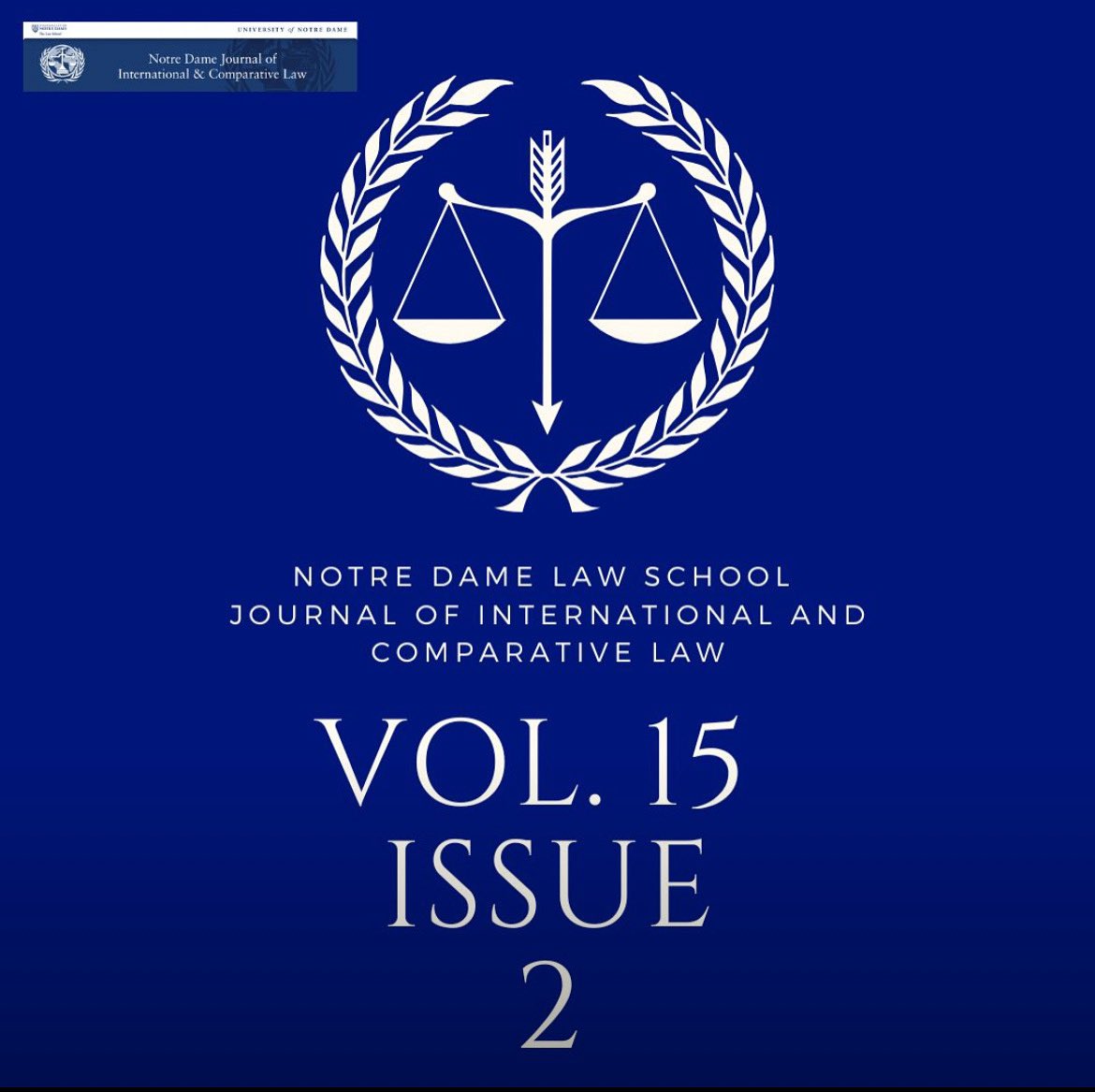 NDJICL's tweet photo. We are excited to announce the publication of Vol. 15, Issue 2! Read more here: https://t.co/pP15A7wqJj https://t.co/KegDRGt3vi