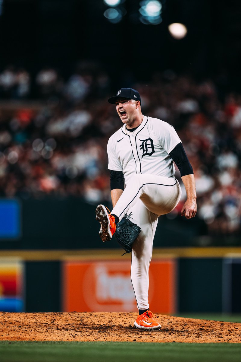 tigers's tweet image. first pitcher in @MLB to reach 200 strikeouts for the second year in a row ‼️