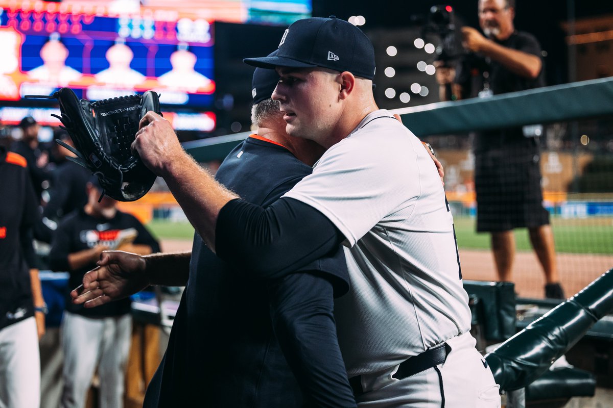 tigers's tweet image. first pitcher in @MLB to reach 200 strikeouts for the second year in a row ‼️