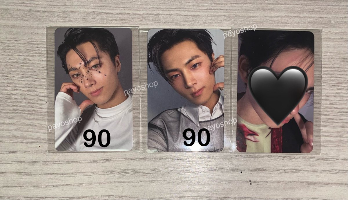 payoshop's tweet photo. wts | การ์ดบั้ม พร้อมส่ง✨

• เจย์ mine 90
• เจย์ make 90

📦ส่งฟรี (ซื้อ2ใบขึ้นไปลด10฿)
💌dm/mention
#ตลาดนัดENHYPEN #ตลาดนัดเอนไฮเพน https://t.co/c9xGyCQ5Pw