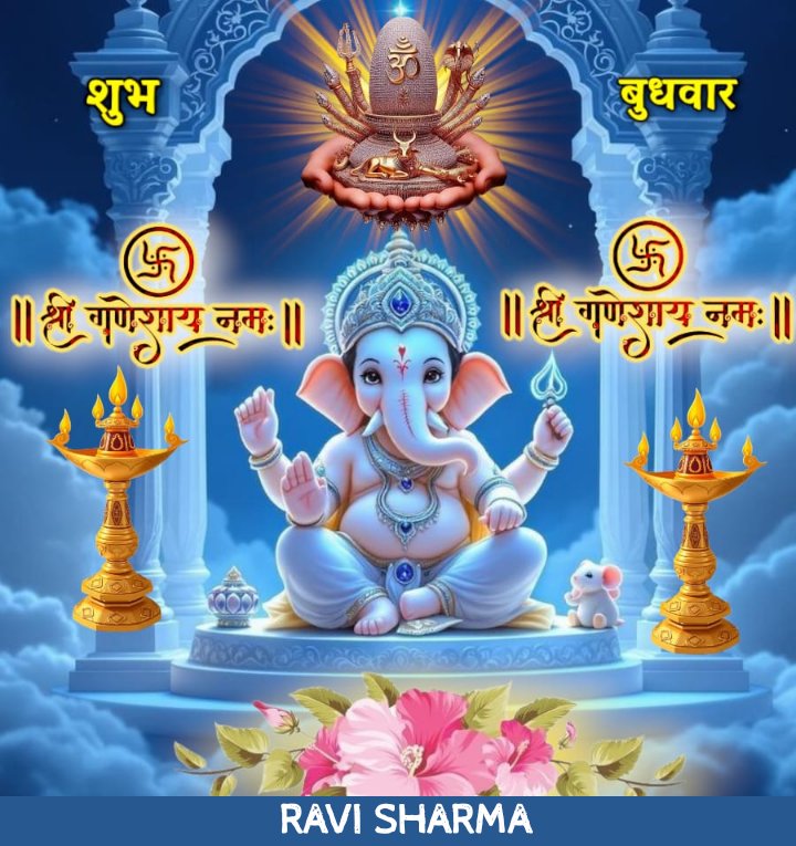 ☘️🥀☕🌅#शुभ_प्रभात🌅☕🌺🙏
🔱#ॐ_गं_गणपतये_नमो_नमः🔱🙏🚩
🚩#ॐ_श्री_सिद्धिविनायक_नमो_नमः🔱
🚩🔱#ॐ_श्री_गणेशाय_नमः🔱🙏🚩
🚩🔱#जय_महाकाल_महादेव🔱🙏🚩
🚩‼️🍀#जय_श्री_राधे_कृष्णा‌‌‼️🙏🚩
🔱#जय_श्री_गौरीपुत्र_गणेश‼️🔱🙏🚩
🍀💐🌹🥀#शुभ_बुधबार🍀🥀💐🌹
❤️☕#GOOD_MORNING☕❤️❤️