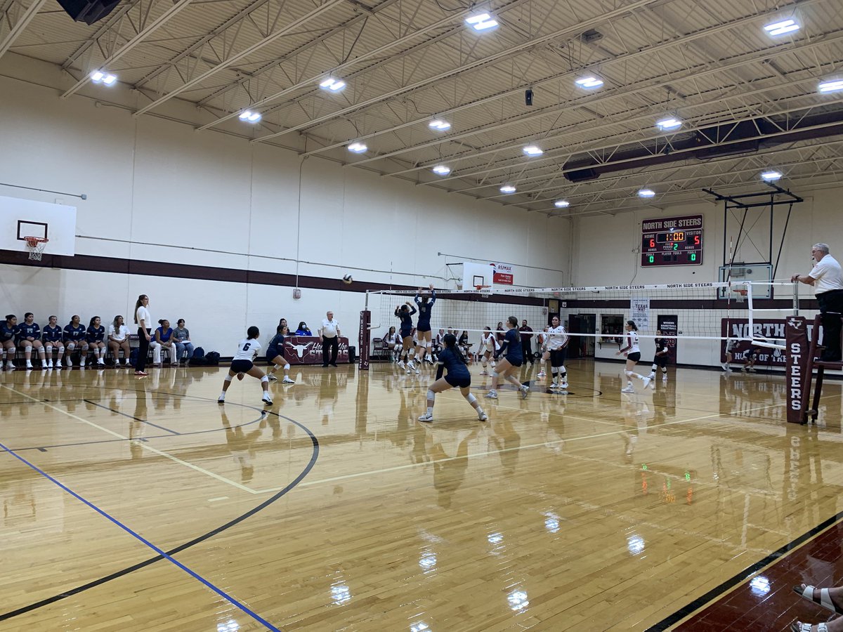 Varsity takes the win in 3 and 9B gets their first win! Great job tonight <a href="/nimitzvb/">Nimitz Volleyball</a>! #FaithOverFear #AllN