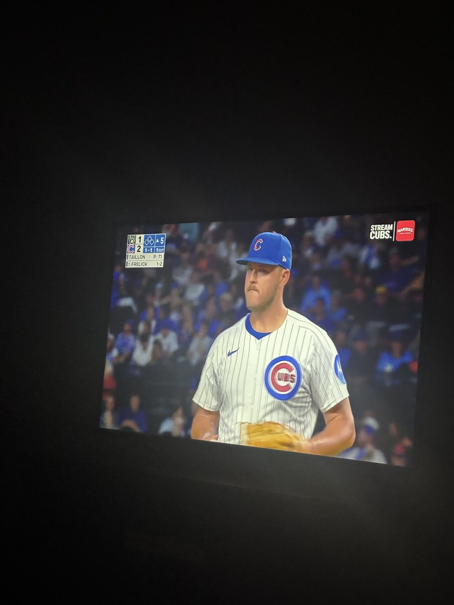 GansenKyle's tweet photo. I originally got @WatchMarquee for my father-in-law to watch the cubs because he doesn’t leave his house. Little did I know for the past 3 months my kids would enjoy watching @Cubs baseball. No Xbox, Netflix or YouTube. Just baseball! I’m shocked. Let’s win this whole thing! https://t.co/tZUud7NmPU