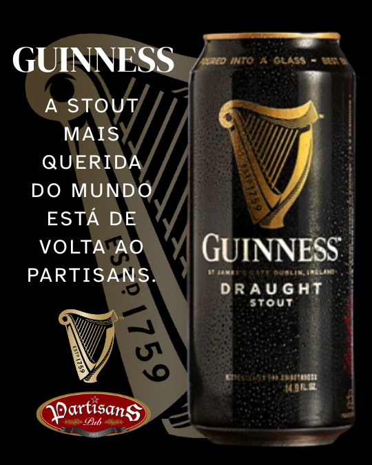 PartisansPub's tweet photo. Vamo de #guinness! https://t.co/7Eg1tPk6Tx