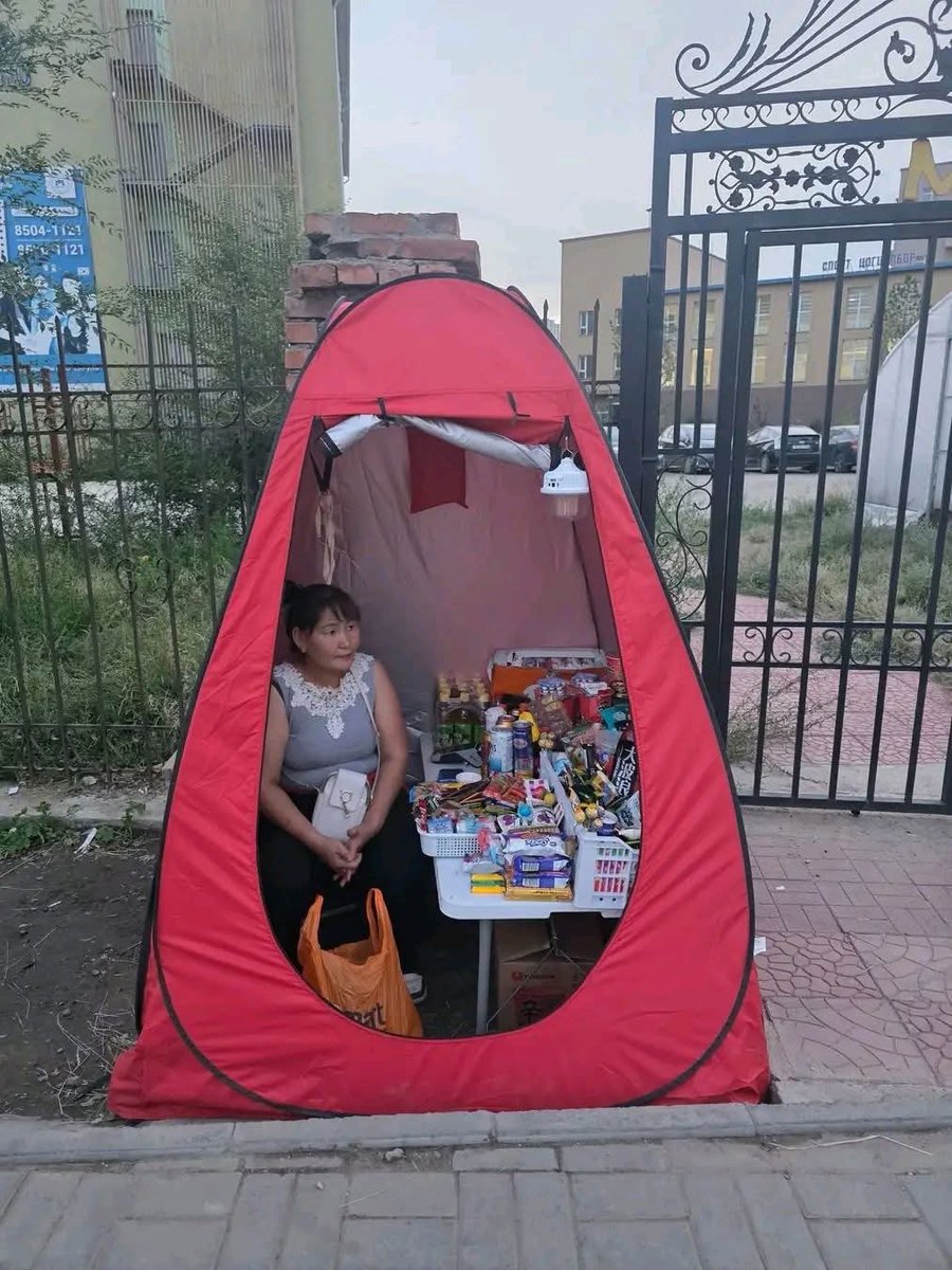 Энэ бол юм зарах гэхээсээ эсэргүүцэл,  суулт маягийн байхаа. Өрөвдүүлэх тактик . Дээрээс шидсэн чулуу л болов уу