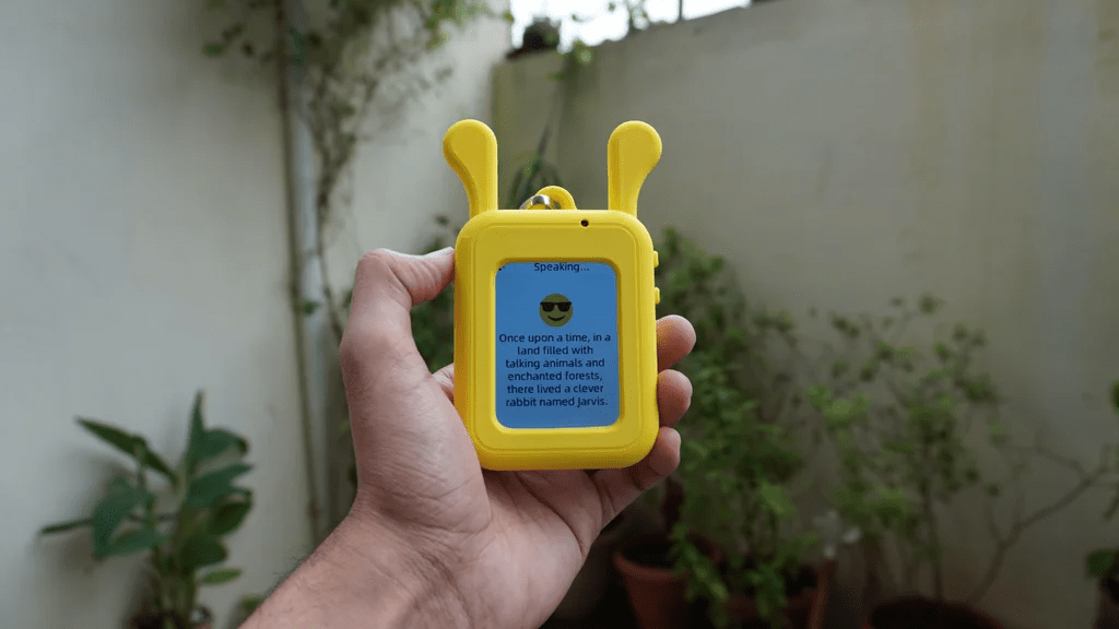 dfrobotcn's tweet image. 🐰 Say hello to AI Bunny! This adorable DIY voice assistant talks, listens &amp;amp; teaches using edge AI on an ESP32-S3 board. 

Perfect for kids&apos; learning without screen time! Built with @UNIHIKER K10 &amp;amp; open-source tech. 

🤖Make your own! instructables.com/AI-Bunny/
#MakerProject…