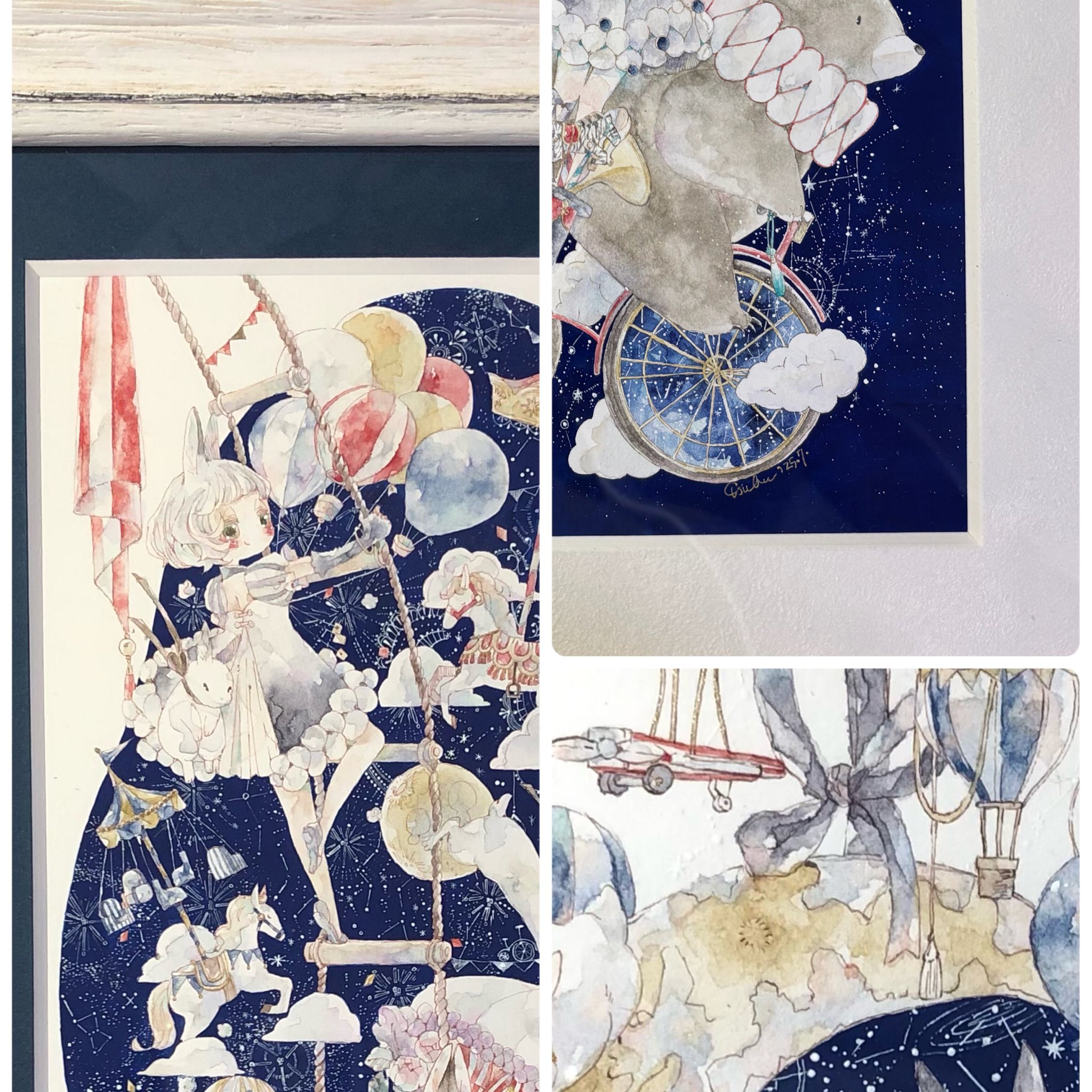 つぶ𓆝꙳⋆ 夜と遊ぶ/隣のきみと▷11月個展@大阪 on X: 