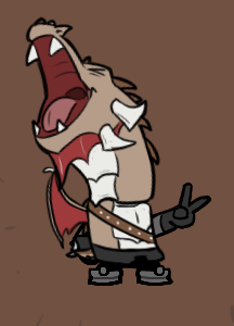 SkyboundTerror's tweet photo. After many days of drawing on and off, he's finally done! Ignavus is now in a small, scrunkly form for the sake of leveling the playing field while burning down enemies in Castle Crashers. 

Try him out! 
#castlecrashers https://t.co/wQFSJMRcKp