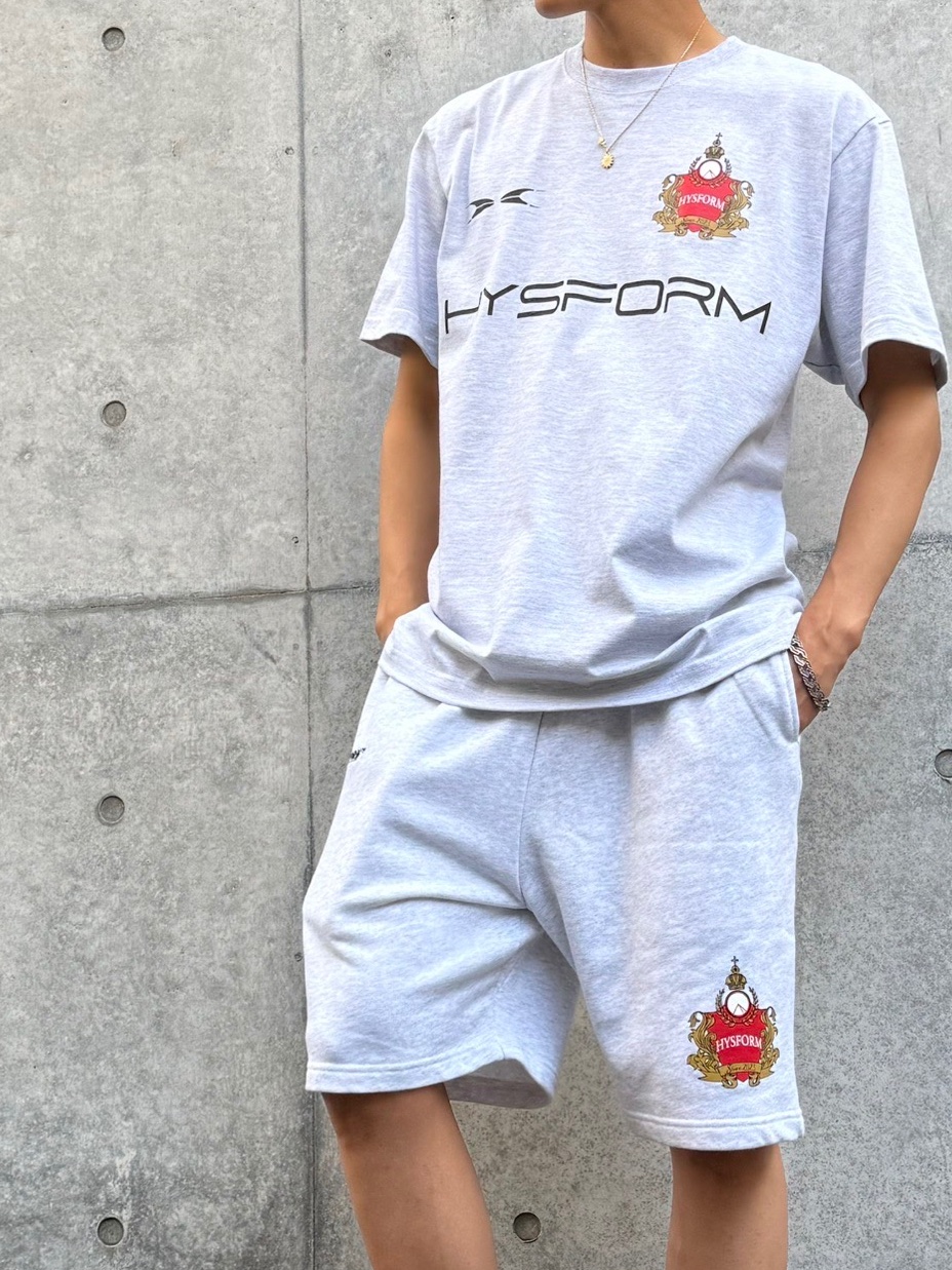 HYSFORM COAT OF ARMS SWEAT SHORTサイズL COAT OF ARMS SWEAT SHORTS | HYSFORM™ | VERTICAL GARAGE