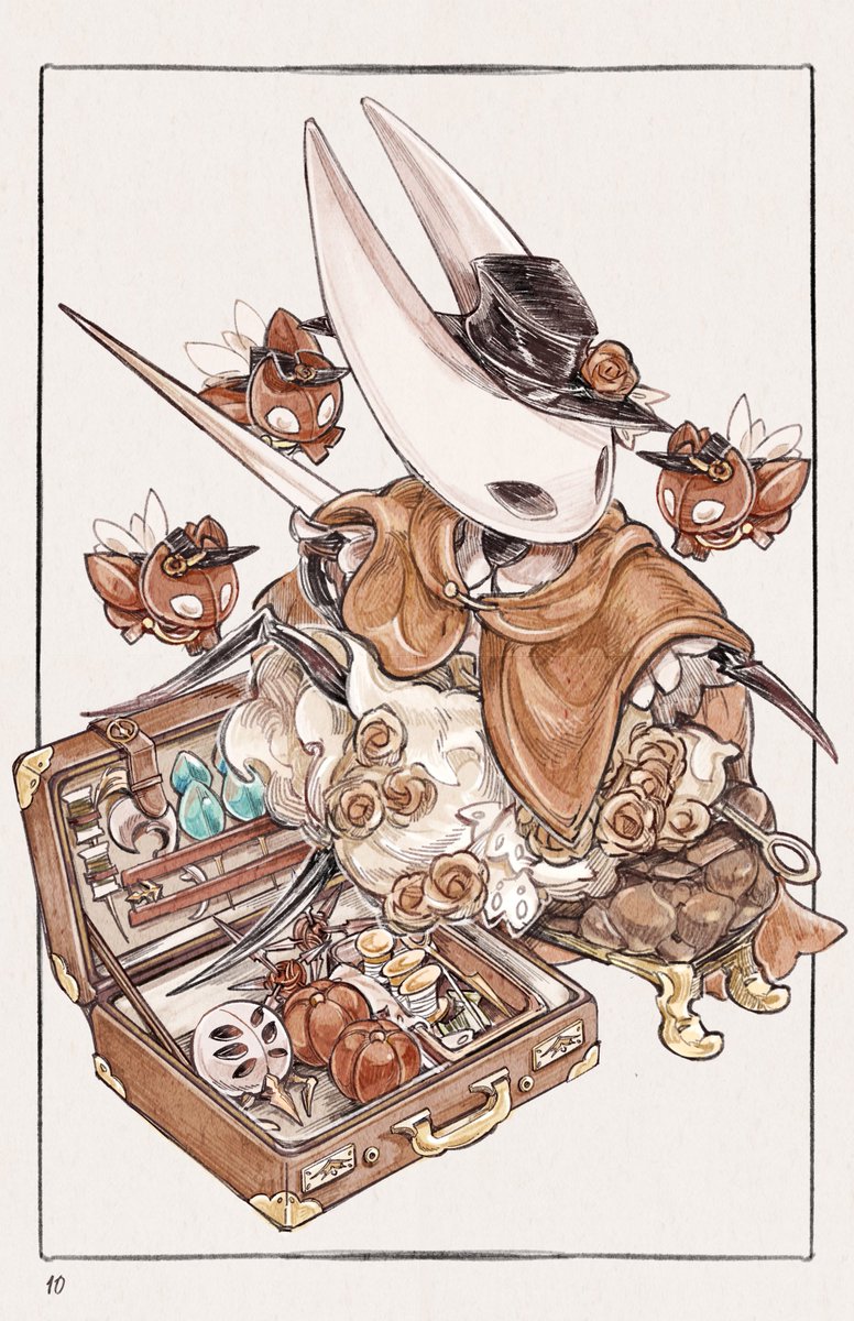 fioco_virus's tweet image. #SilkSong 
hornethornethornet