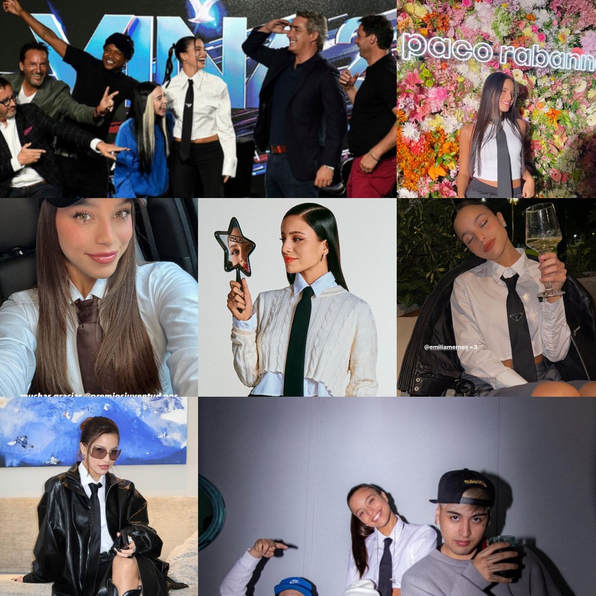 veo que estan criticando a Emilia x usar camisa y corbata algo que viene usando desde hace muchos años atras jajaj les pido un problema real que nadie invento nada nuevo besis😘