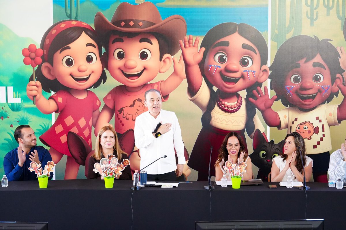 Unidas y unidos por el bienestar de las infancias 👧🏻👦🏻

La campaña de Prevención de la Violencia Sexual Infantil nos convoca a cuidar lo más valioso: la niñez sonorense. 🤝

Nuestro gobernador <a href="/AlfonsoDurazo/">Alfonso Durazo</a> lo dijo claro: seguiremos trabajando para que las escuelas de #Sonora